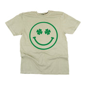 Shamrock Eyes Smiley - Comfort Colors Tee Little Mama Shirt Shop