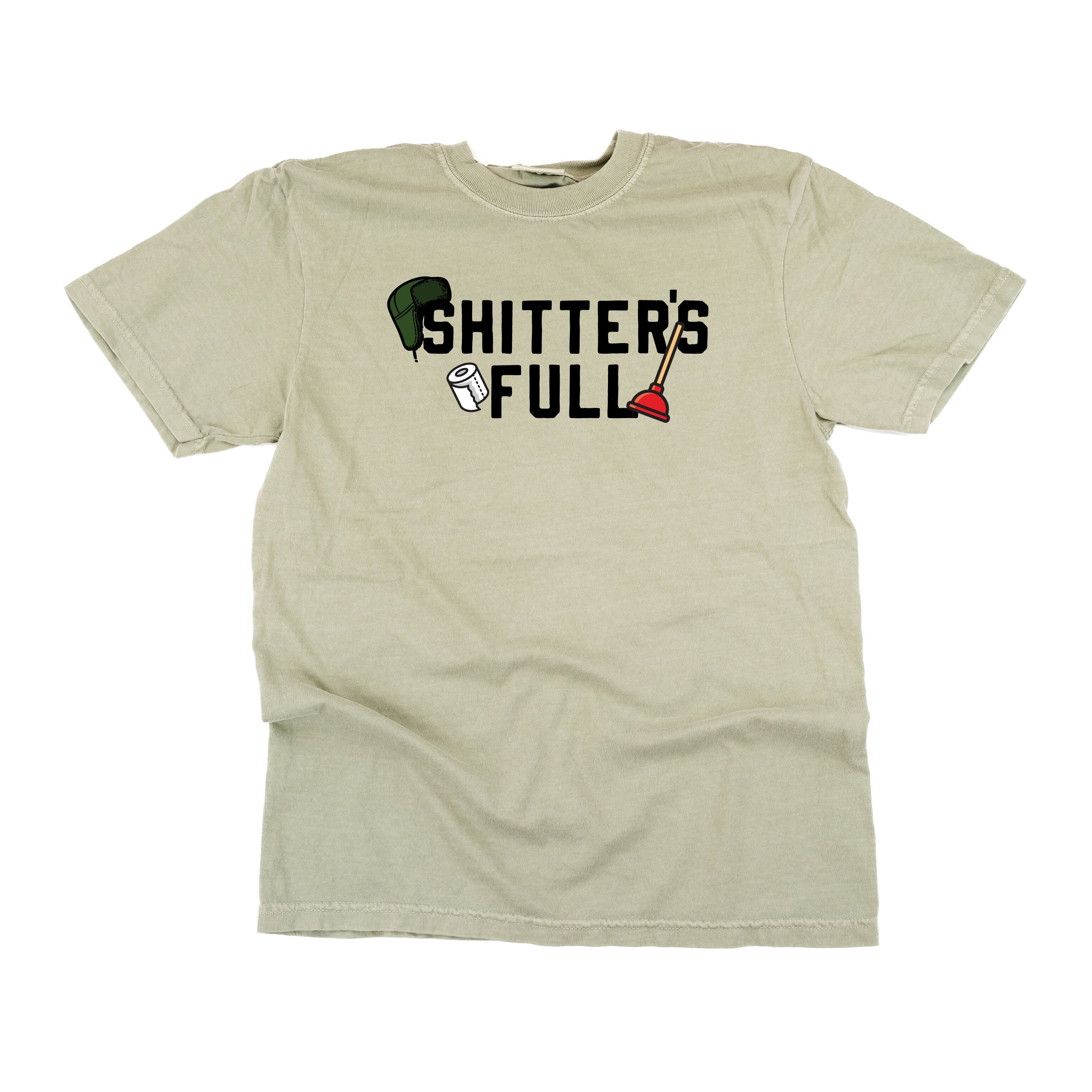 Shitter's Full - Comfort Colors Tee Little Mama Shirt Shop