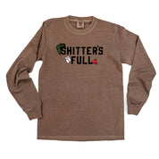 Shitter's Full - LONG SLEEVE Comfort Colors Tee Little Mama Shirt Shop