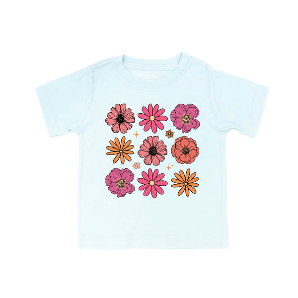 short_sleeve_child_tees_3x3_Spring_flowers_little_mama_shirt_shop