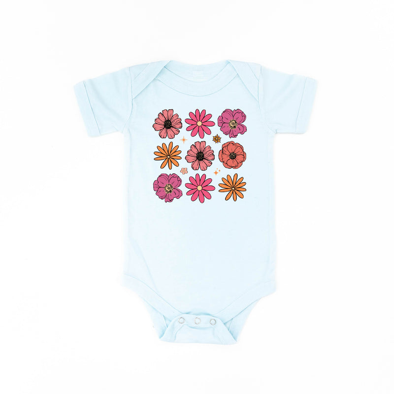 3x3 Spring Flowers - Short Sleeve Child Shirt