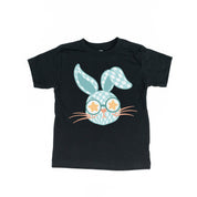 Blue Checkered Bunny - Child Tee Little Mama Shirt Shop
