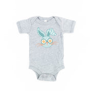 Blue Checkered Bunny - Child Tee Little Mama Shirt Shop