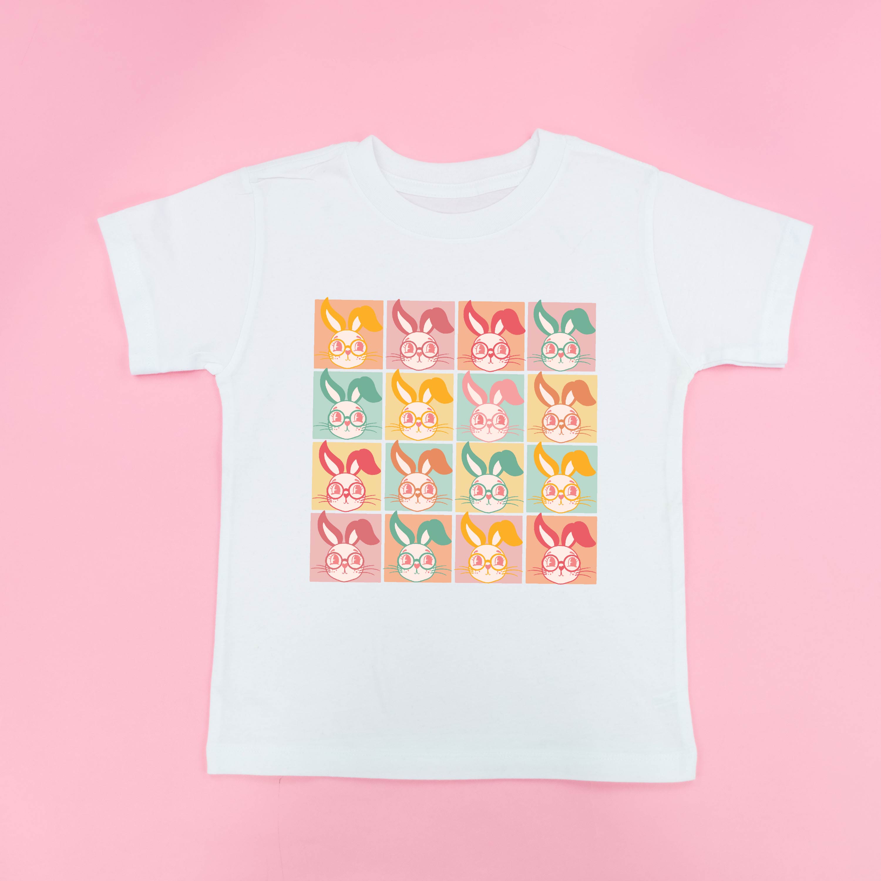 Clever Pastel Bunnies - Child Tee Little Mama Shirt Shop