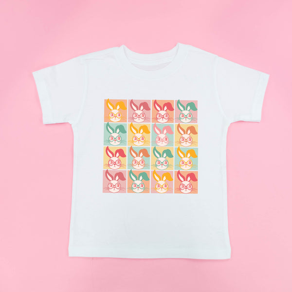 Clever Pastel Bunnies - Short Sleeve Child Shirt