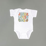 Easter Eggs Jesus Loves Me - Boy Version - Child Tee Little Mama Shirt Shop