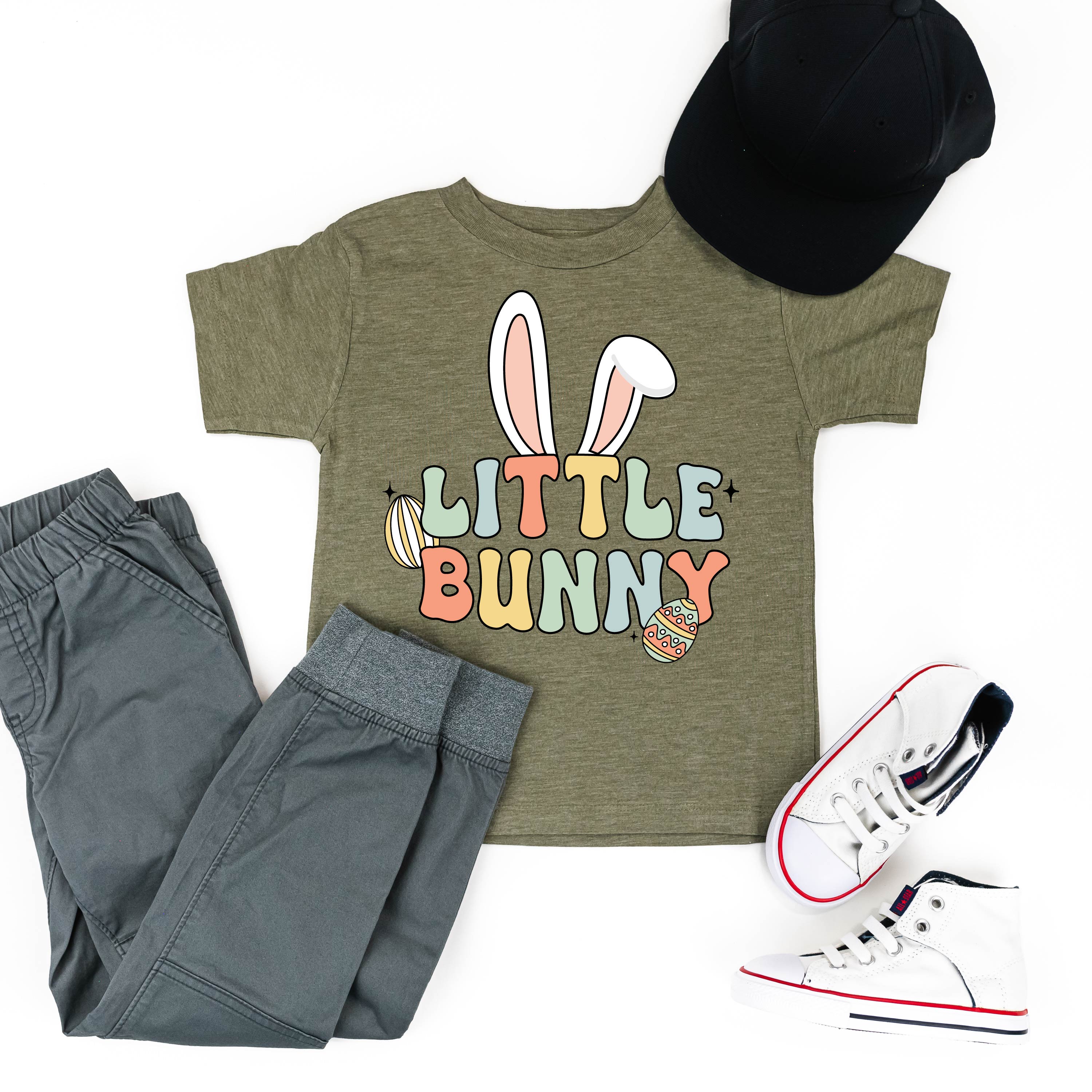 Little Bunny - Boy Version - Child Tee Little Mama Shirt Shop