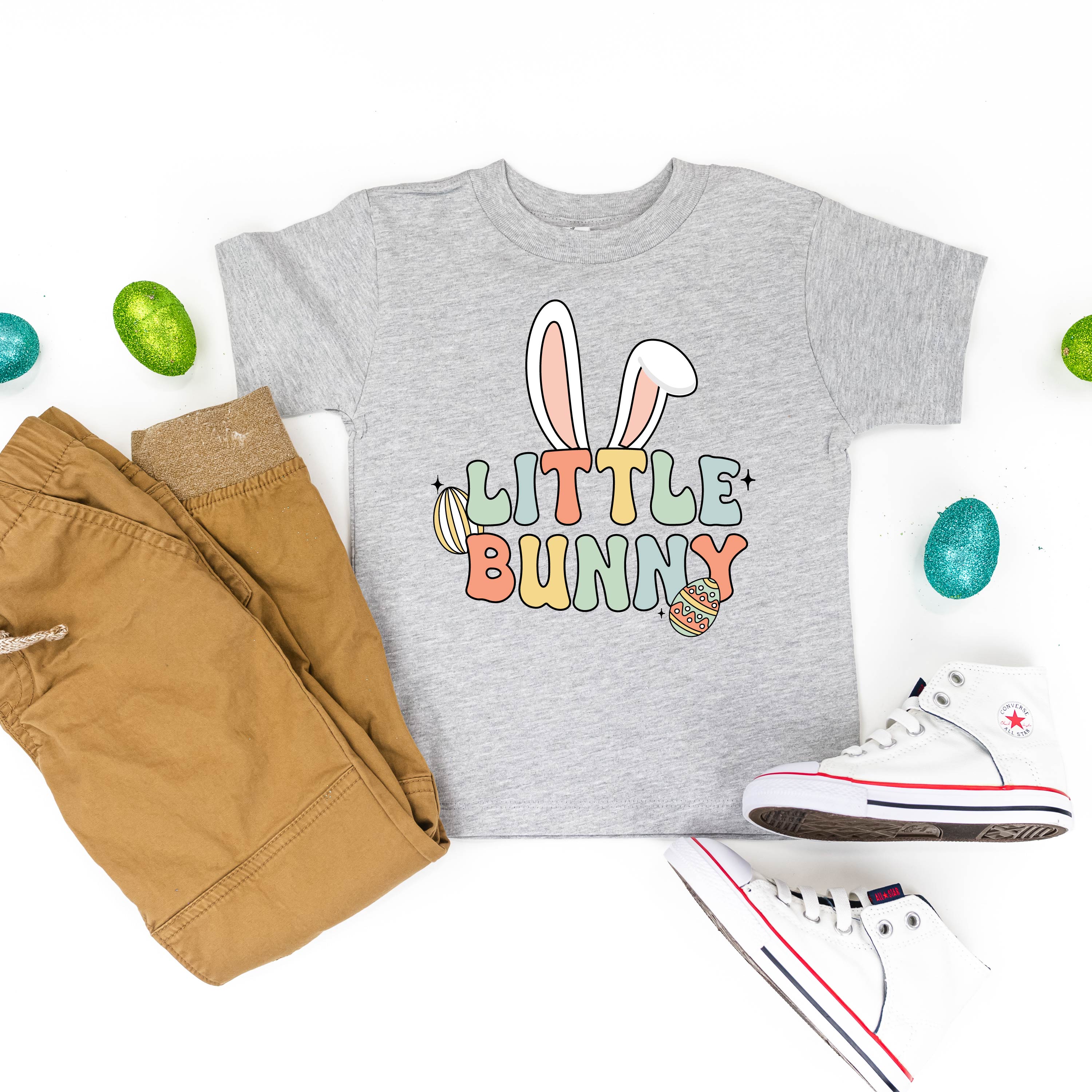 Little Bunny - Boy Version - Child Tee Little Mama Shirt Shop