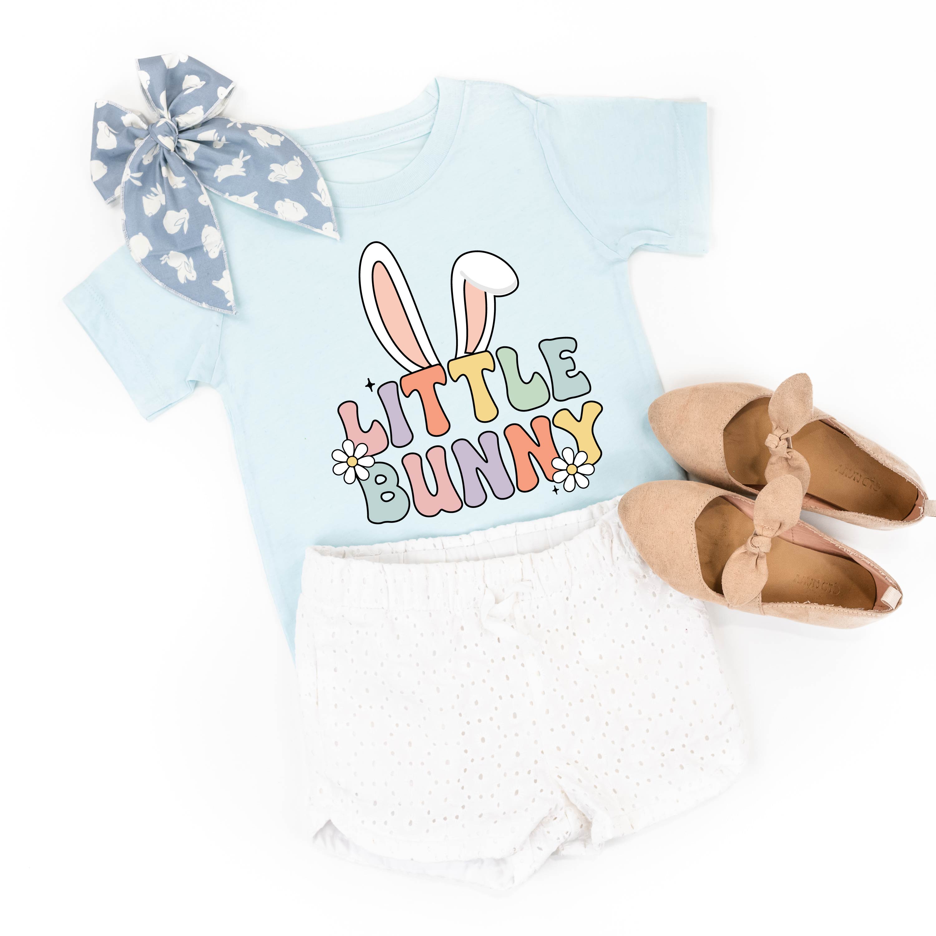 Little Bunny - Girl Version - Child Tee Little Mama Shirt Shop