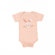 Pink Checkered Bunny - Child Tee Little Mama Shirt Shop