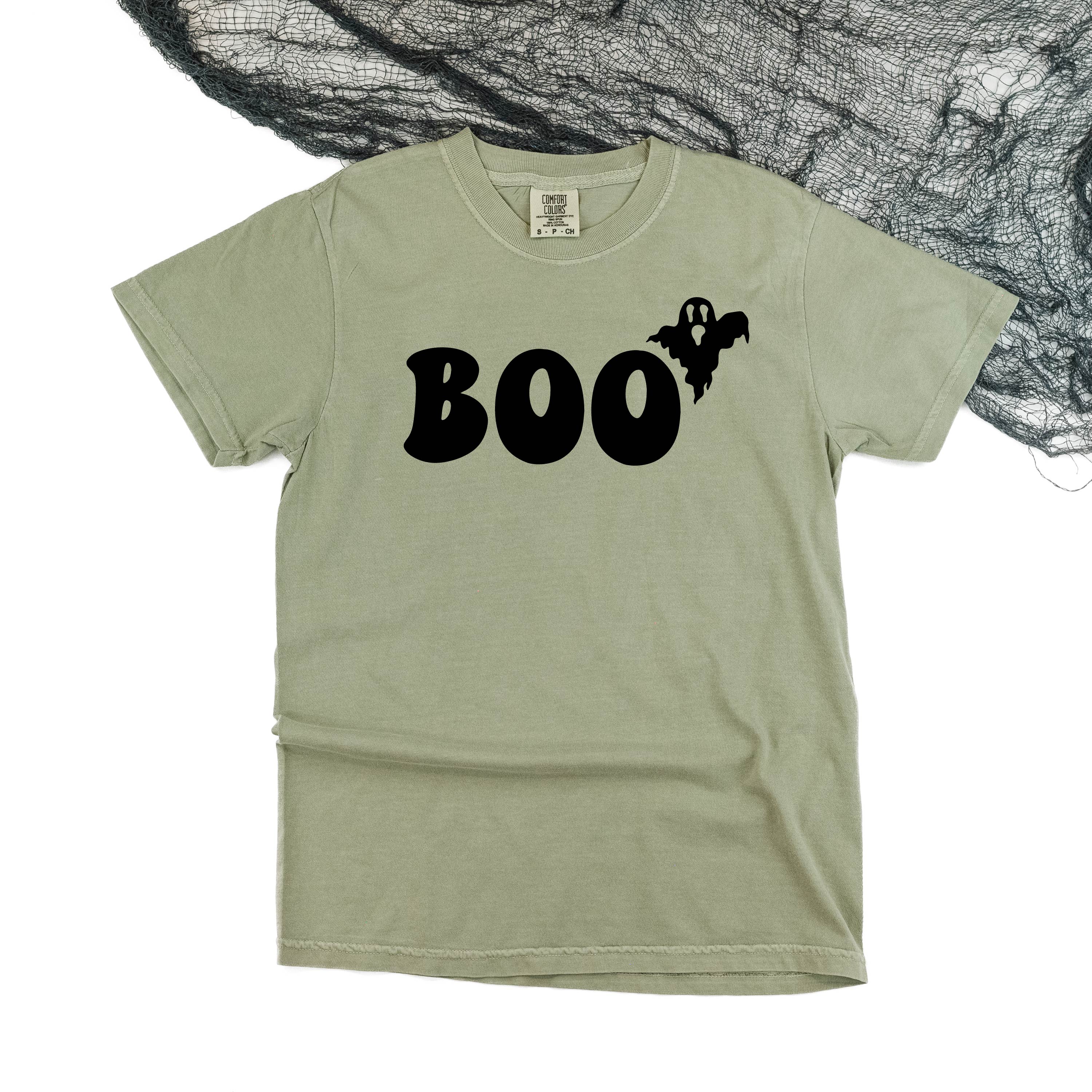 Boo (Ghost) - Comfort Colors Tee Little Mama Shirt Shop