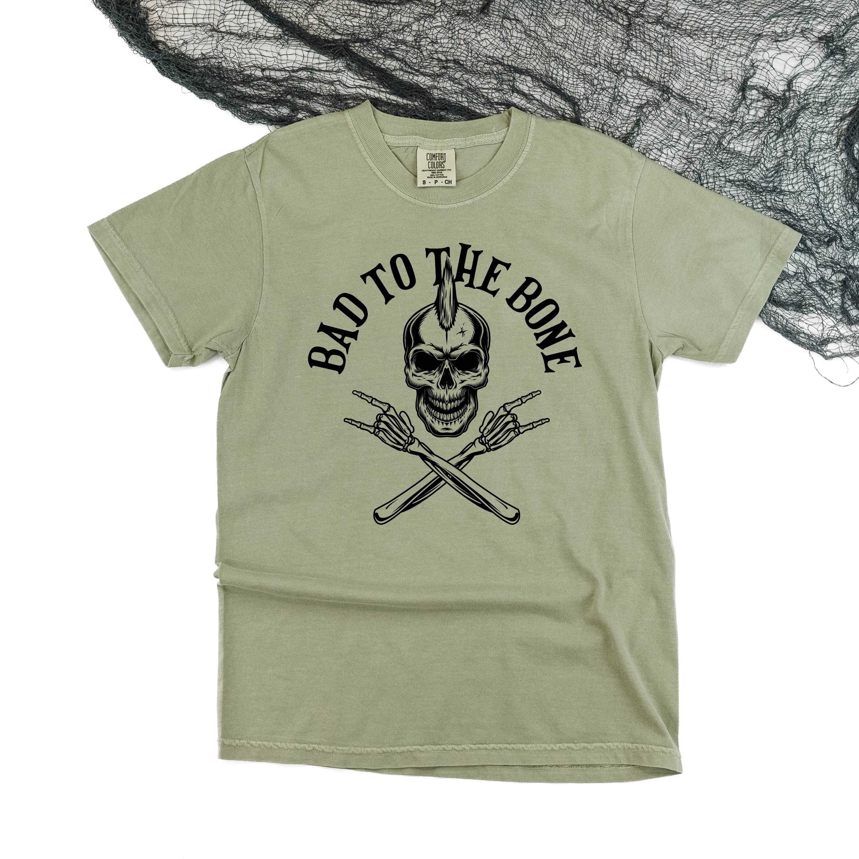Bad to the Bone - Comfort Colors Tee Little Mama Shirt Shop