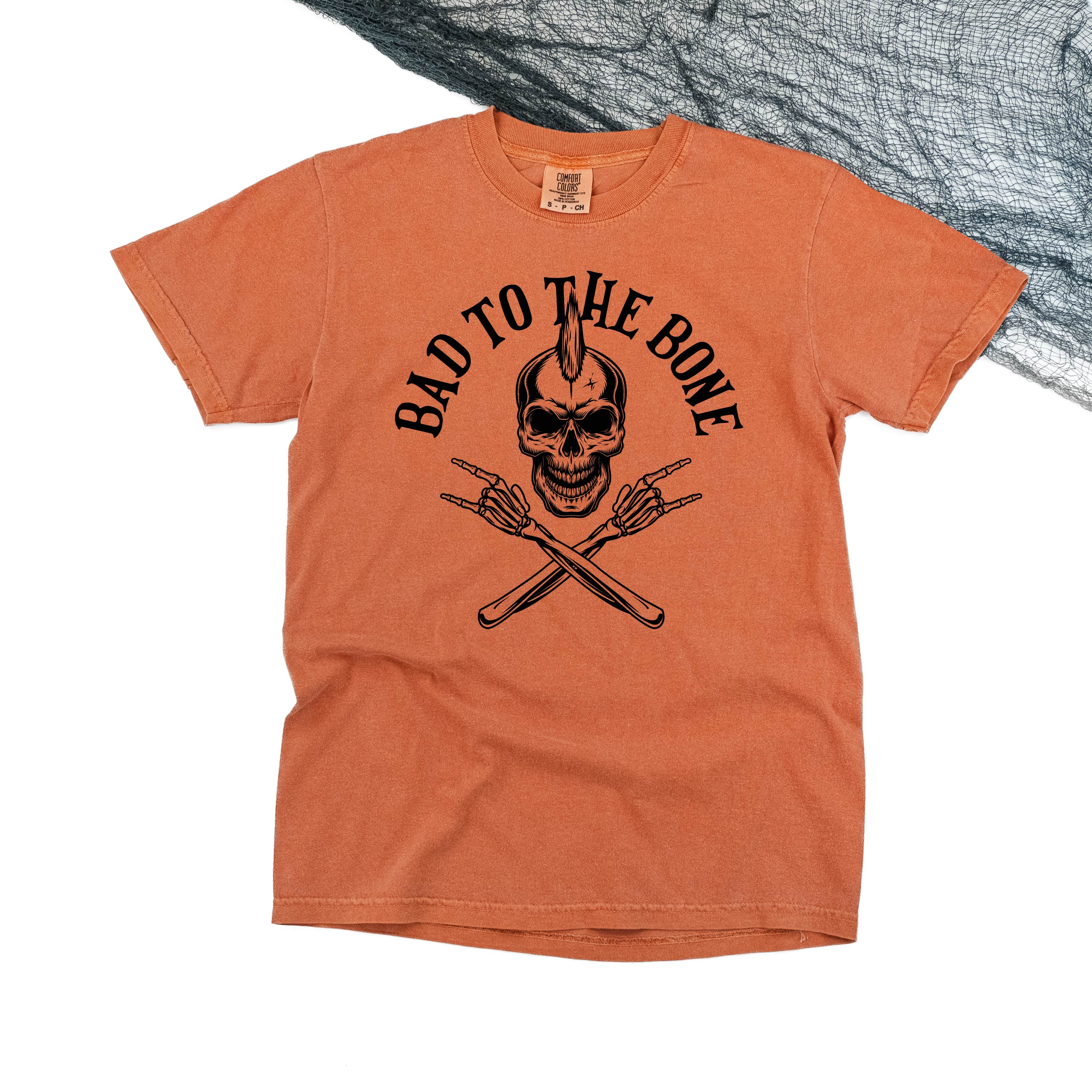 Bad to the Bone - Comfort Colors Tee Little Mama Shirt Shop