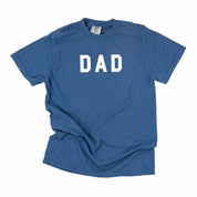 Dad - Standard Block Font - Comfort Colors Tee Little Mama Shirt Shop
