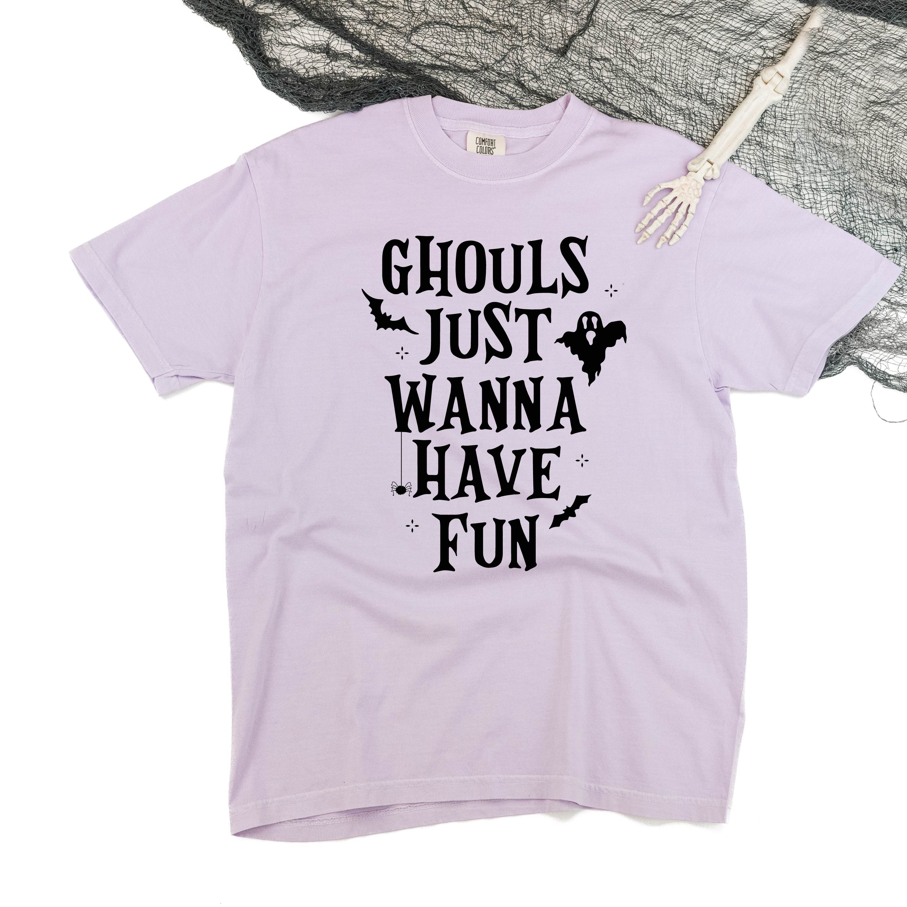 short_sleeve_comfort_colors_ghouls_just_wanna_have_fun_little_mama_shirt_shop