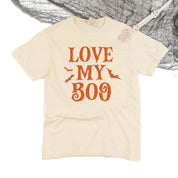 Love My Boo (Bats) - Singular - Comfort Colors Tee Little Mama Shirt Shop