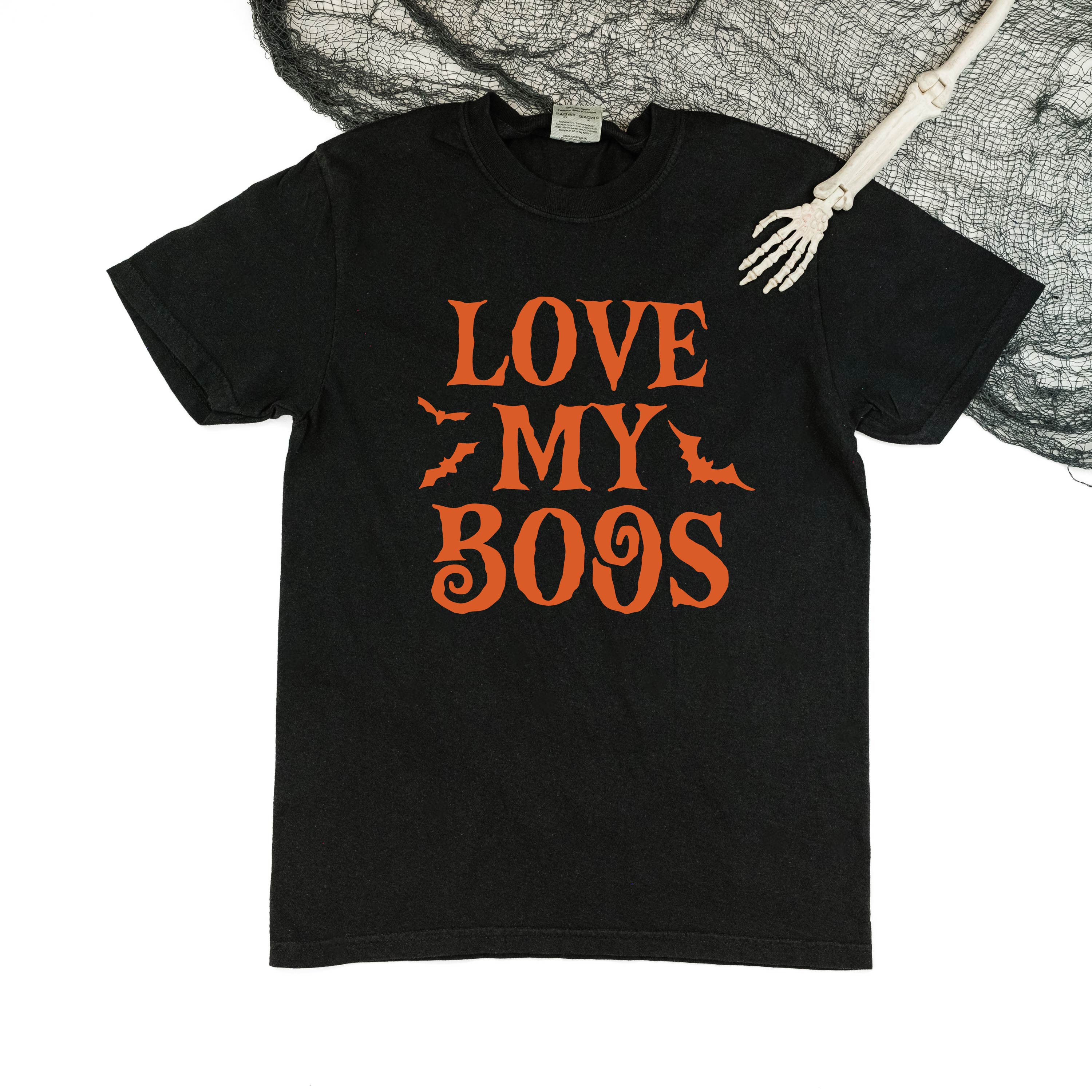 Love My Boos (Bats) - Plural - Comfort Colors Tee Little Mama Shirt Shop