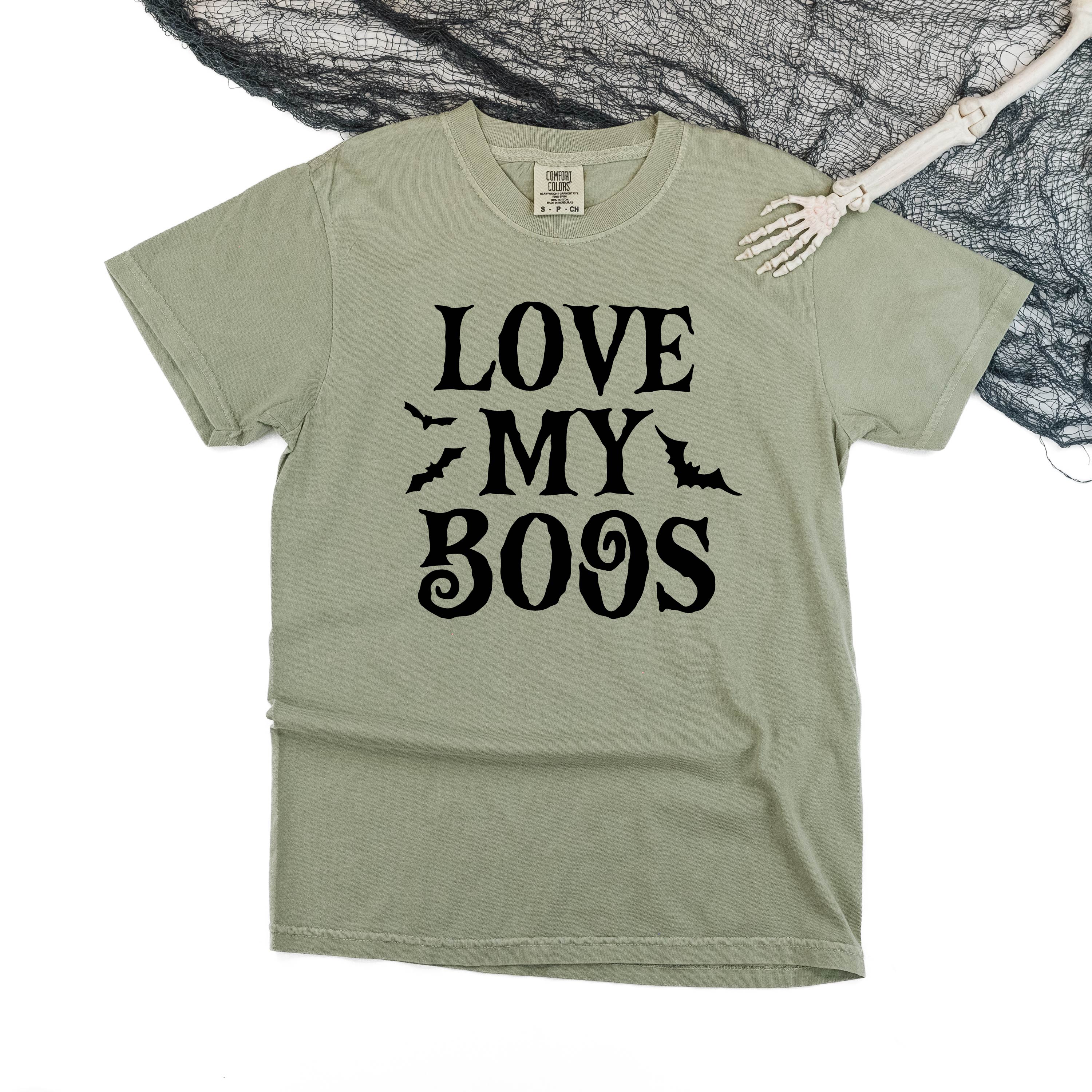 Love My Boos (Bats) - Plural - Comfort Colors Tee Little Mama Shirt Shop