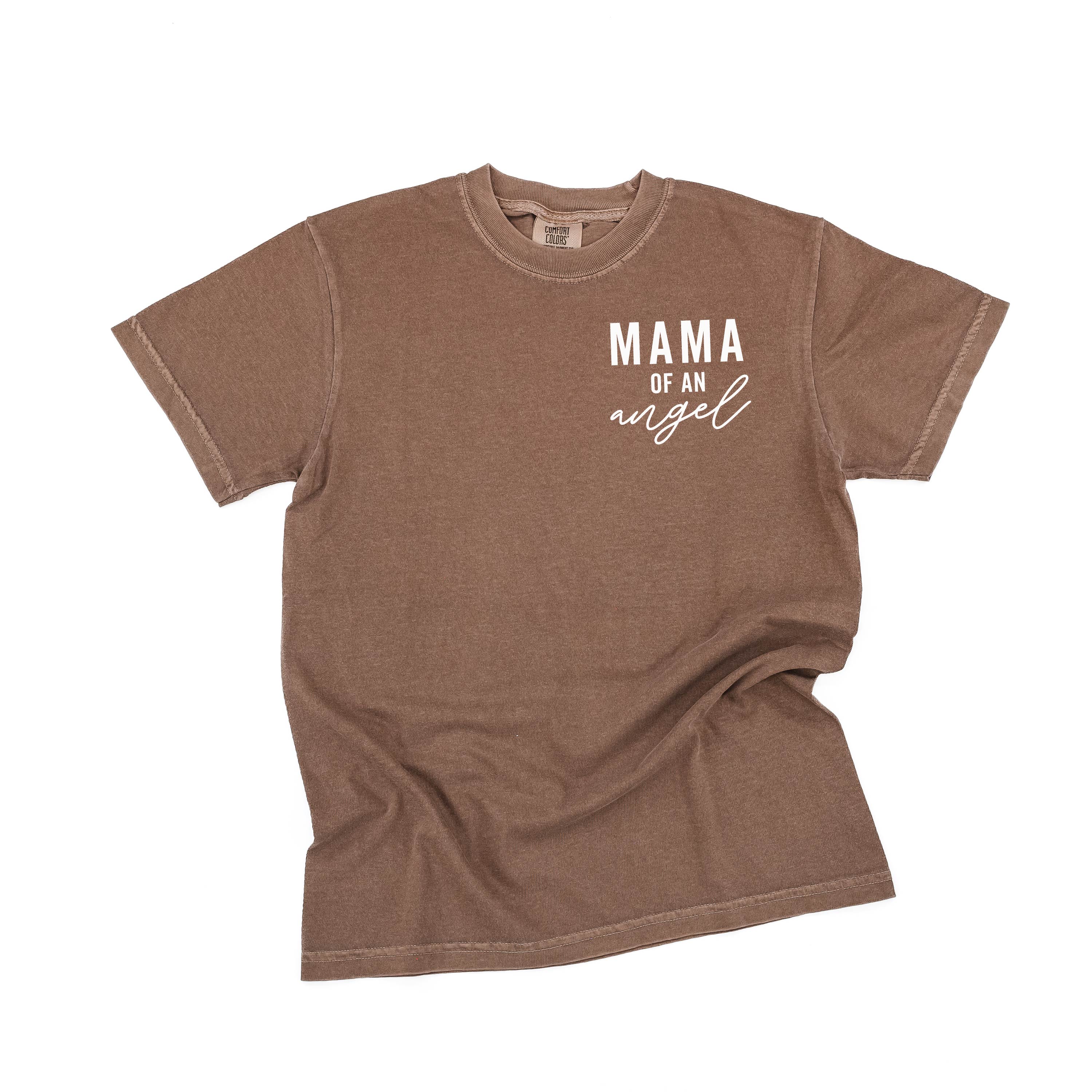Mama/Mom of Angel(s) - Comfort Colors Tee Little Mama Shirt Shop