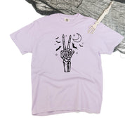 Peace - Skeleton - Comfort Colors tee Little Mama Shirt Shop