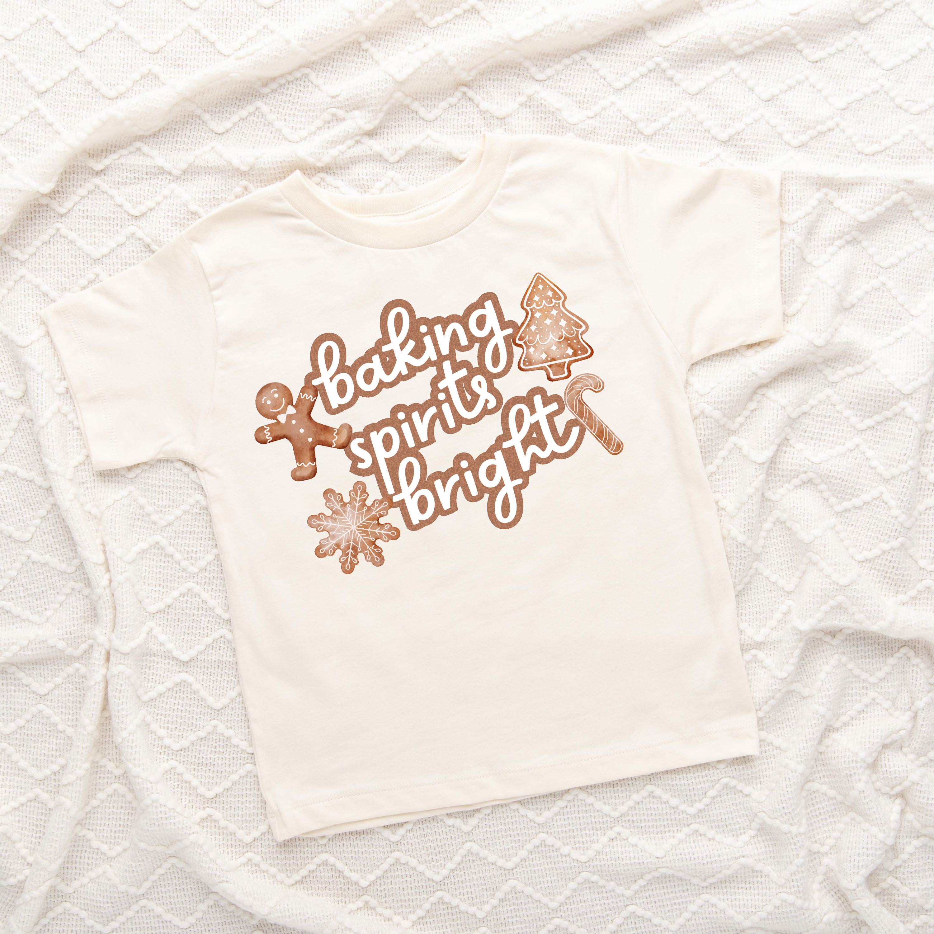 Baking Spirits Bright - Child Tee Little Mama Shirt Shop