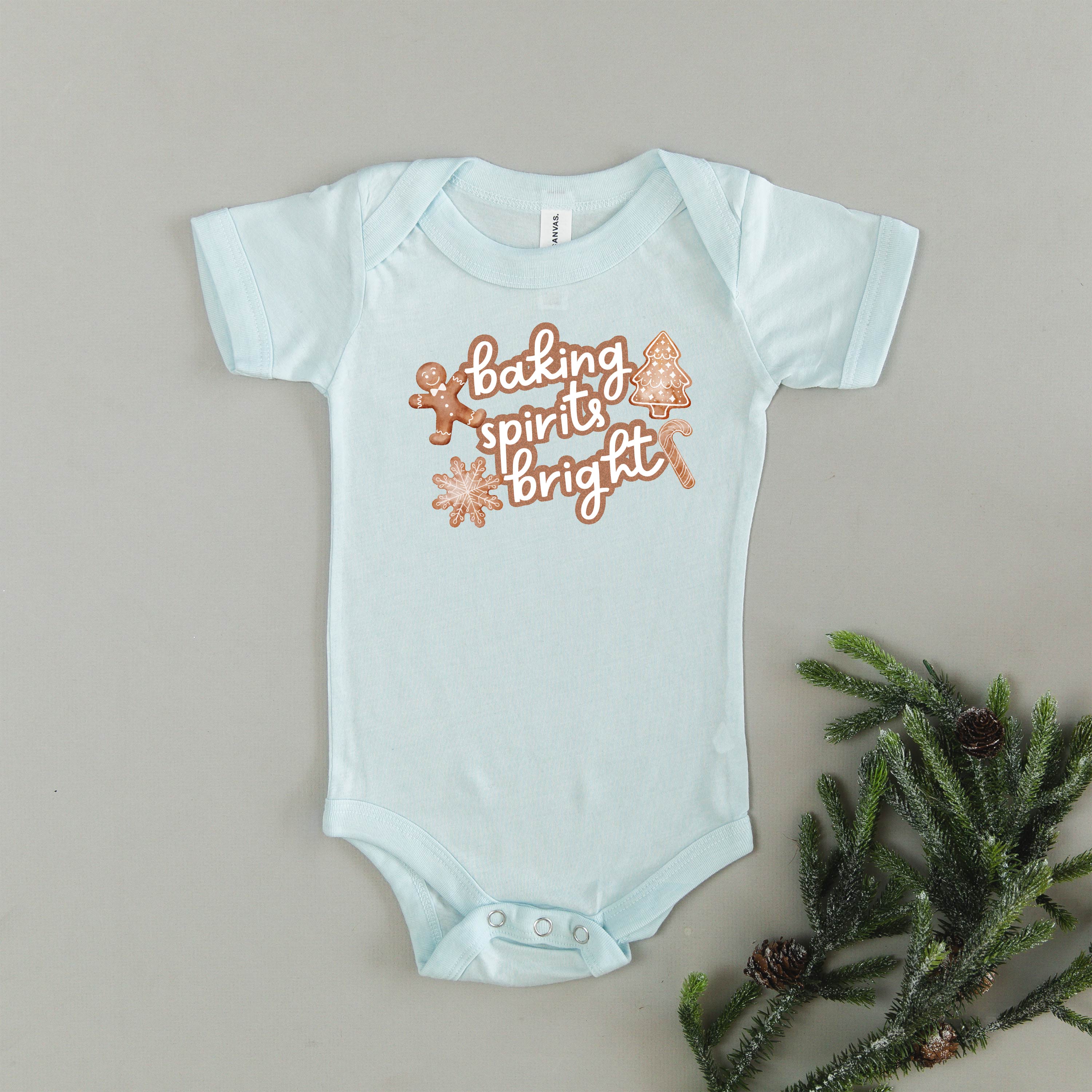 Baking Spirits Bright - Child Tee Little Mama Shirt Shop