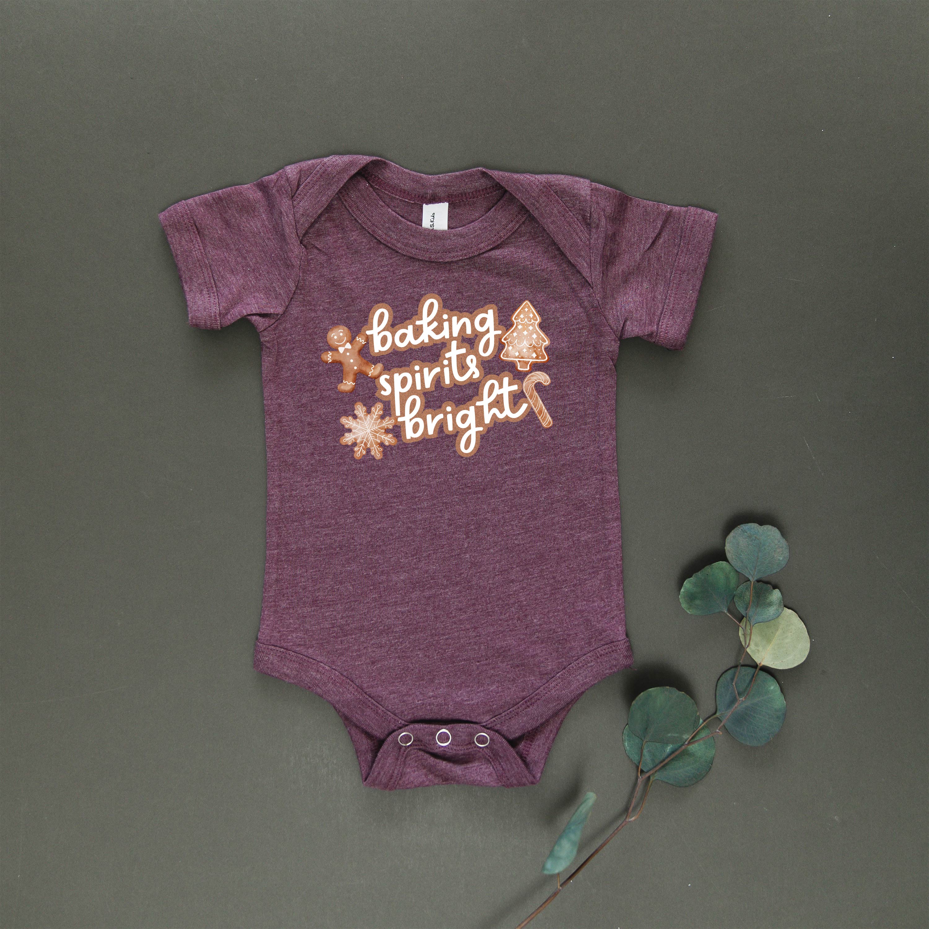 Baking Spirits Bright - Child Tee Little Mama Shirt Shop