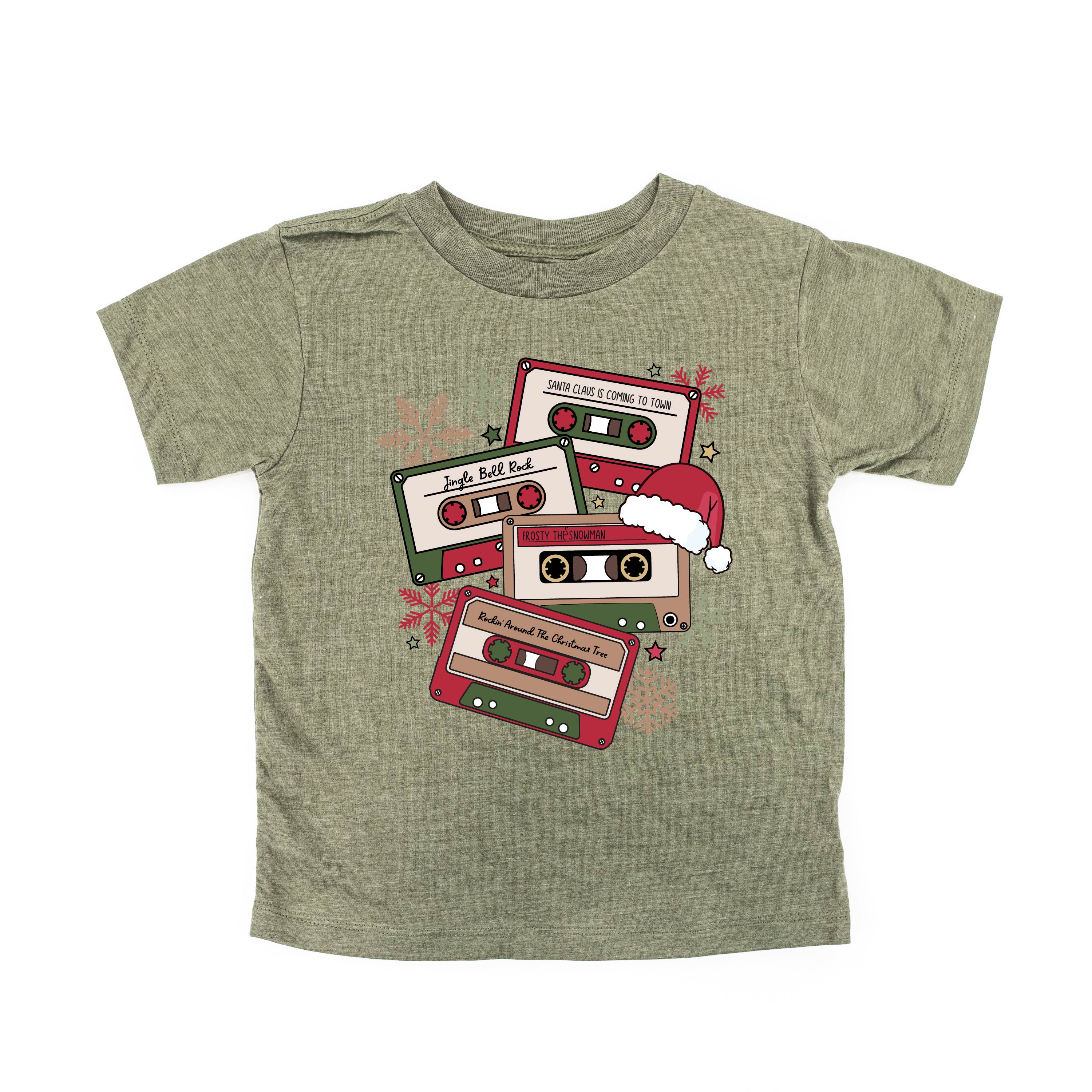 Christmas Cassette Tapes - Child Tee Little Mama Shirt Shop