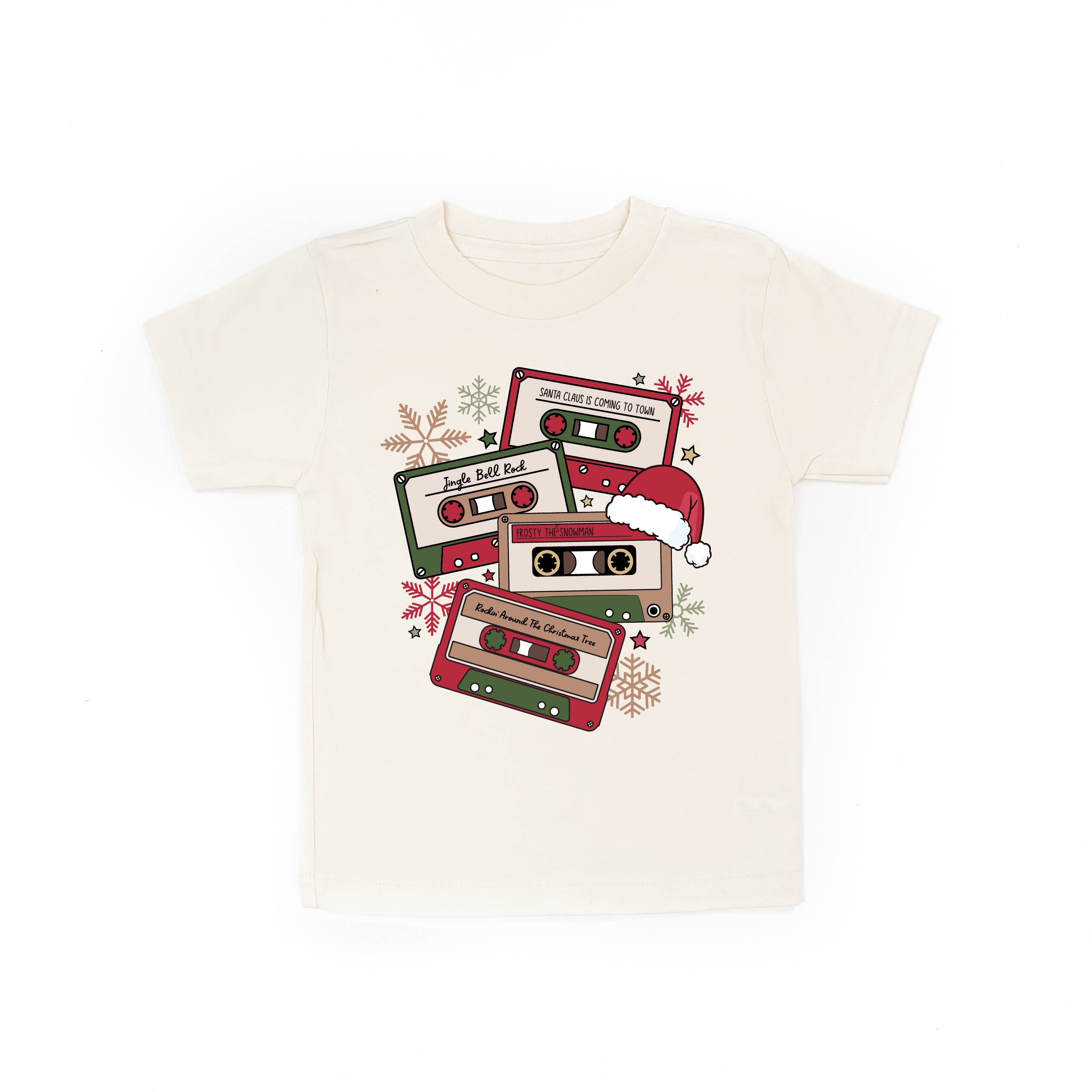 Christmas Cassette Tapes - Child Tee Little Mama Shirt Shop