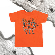 Pumpkin Head Dancing Skellies - Child Tee Little Mama Shirt Shop