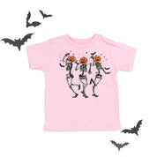 Pumpkin Head Dancing Skellies - Child Tee Little Mama Shirt Shop