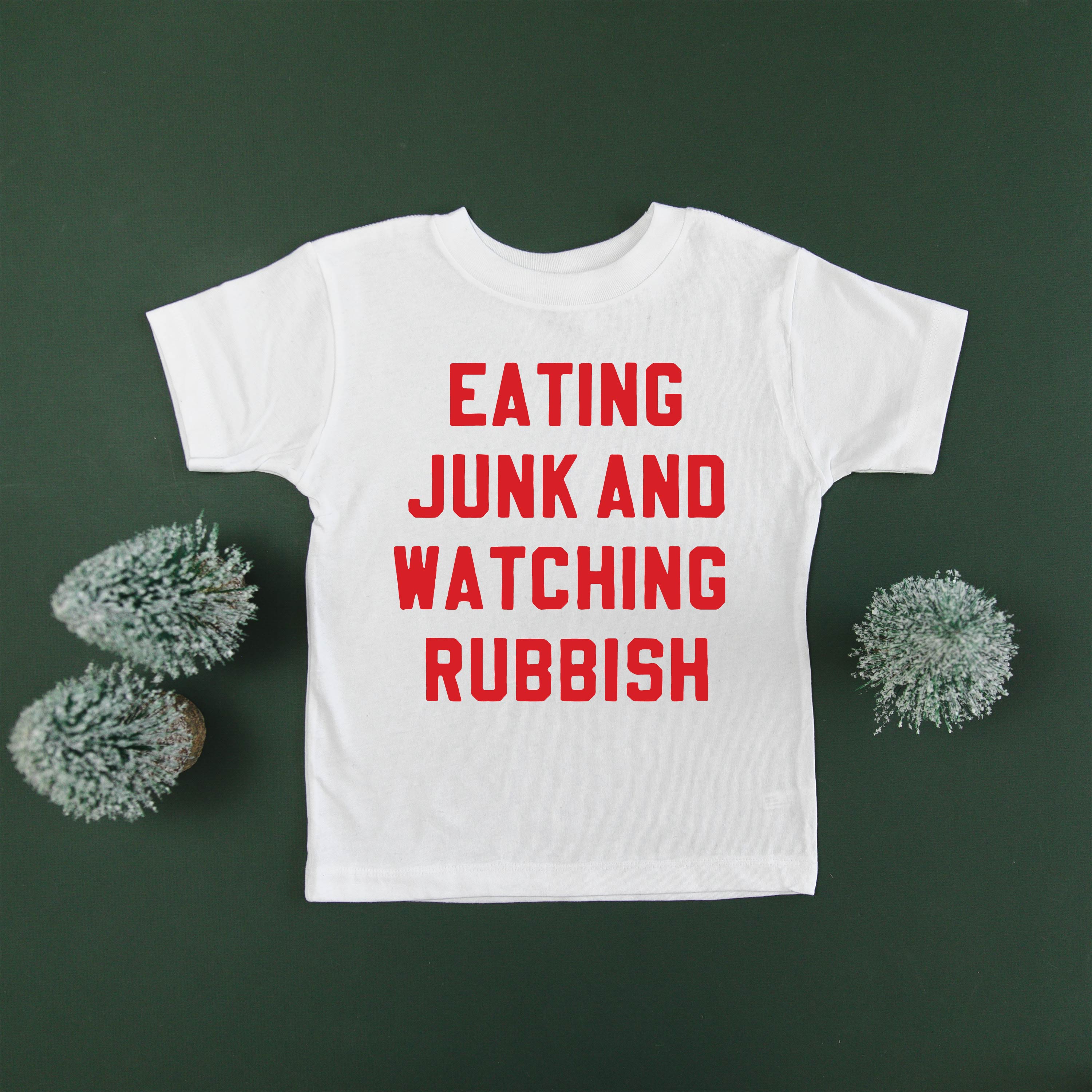 Eating Junk And Watching Rubbish - Child Tee Little Mama Shirt Shop