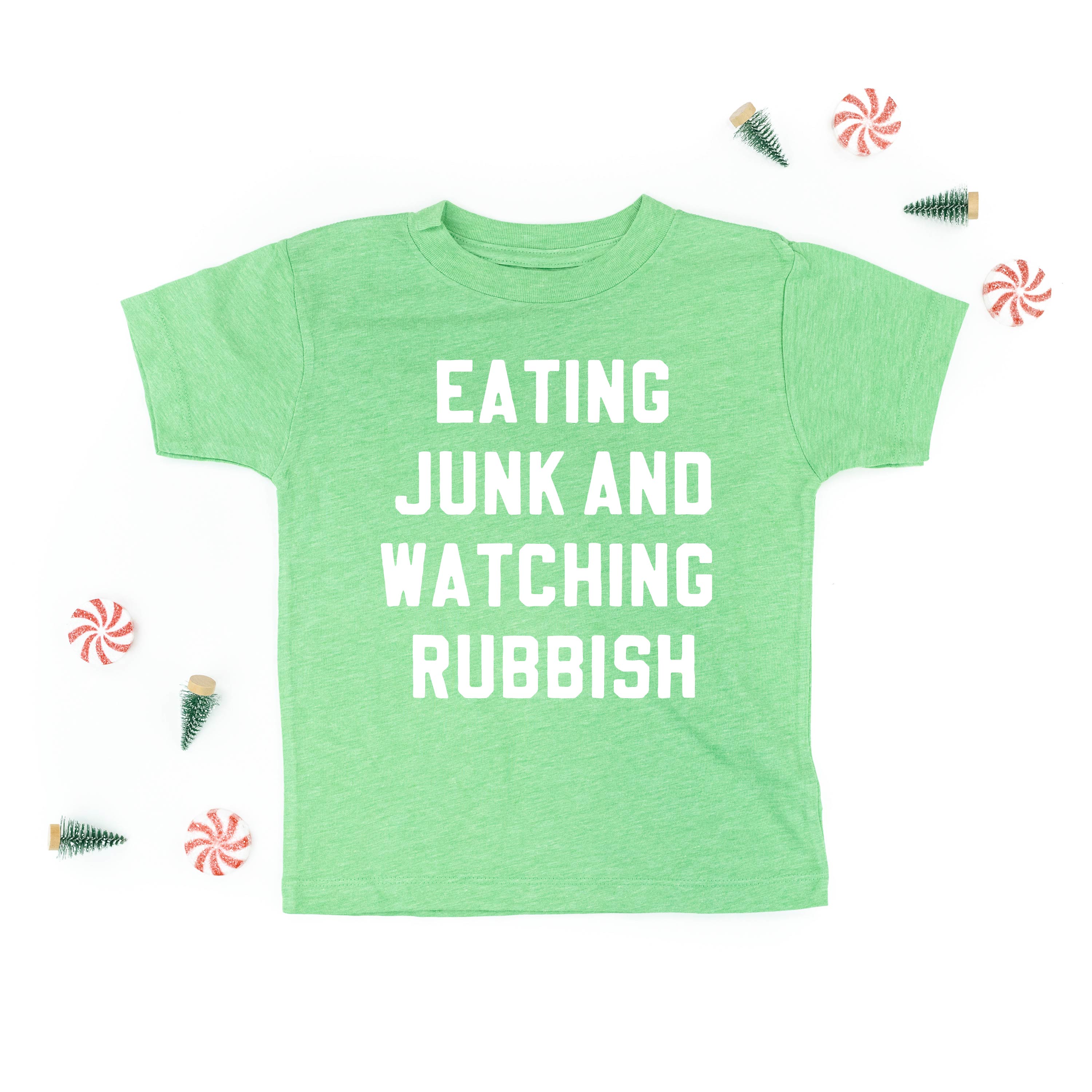 Eating Junk And Watching Rubbish - Child Tee Little Mama Shirt Shop