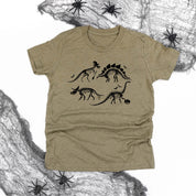 short_sleeve_kids_tees_four_dinosaur_skeletons_little_mama_shirt_shop