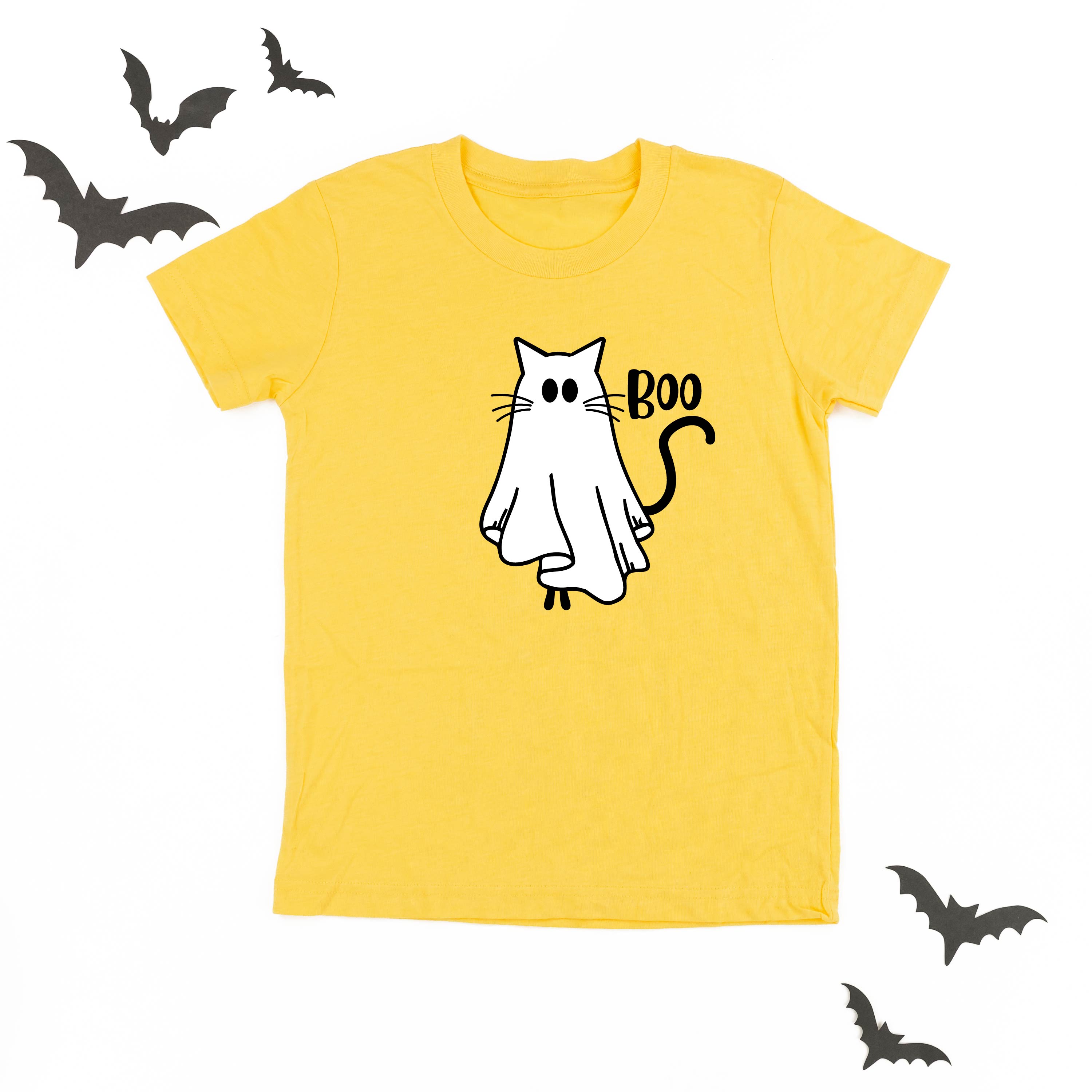 Ghost Kitty - Child Tee Little Mama Shirt Shop
