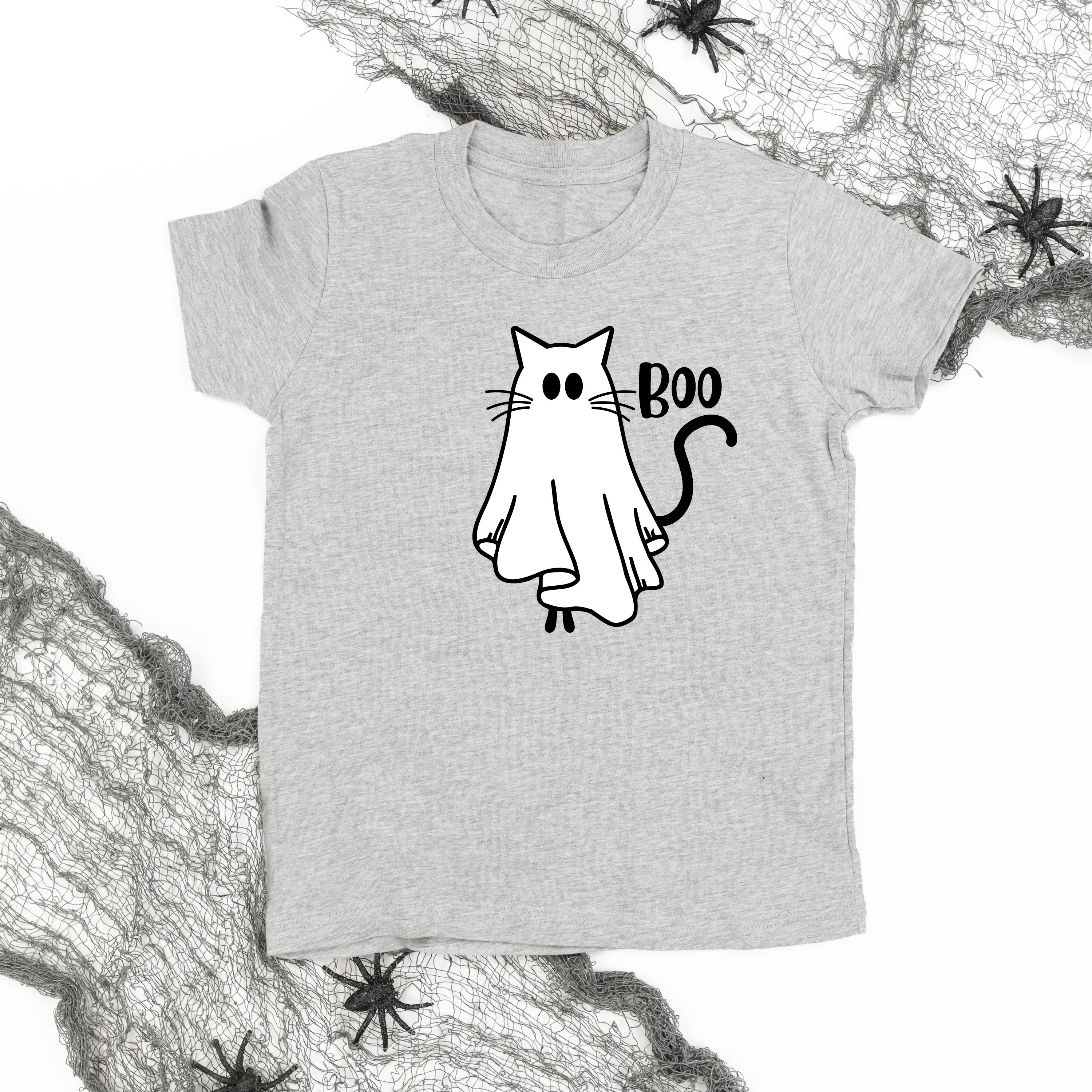 Ghost Kitty - Child Tee Little Mama Shirt Shop