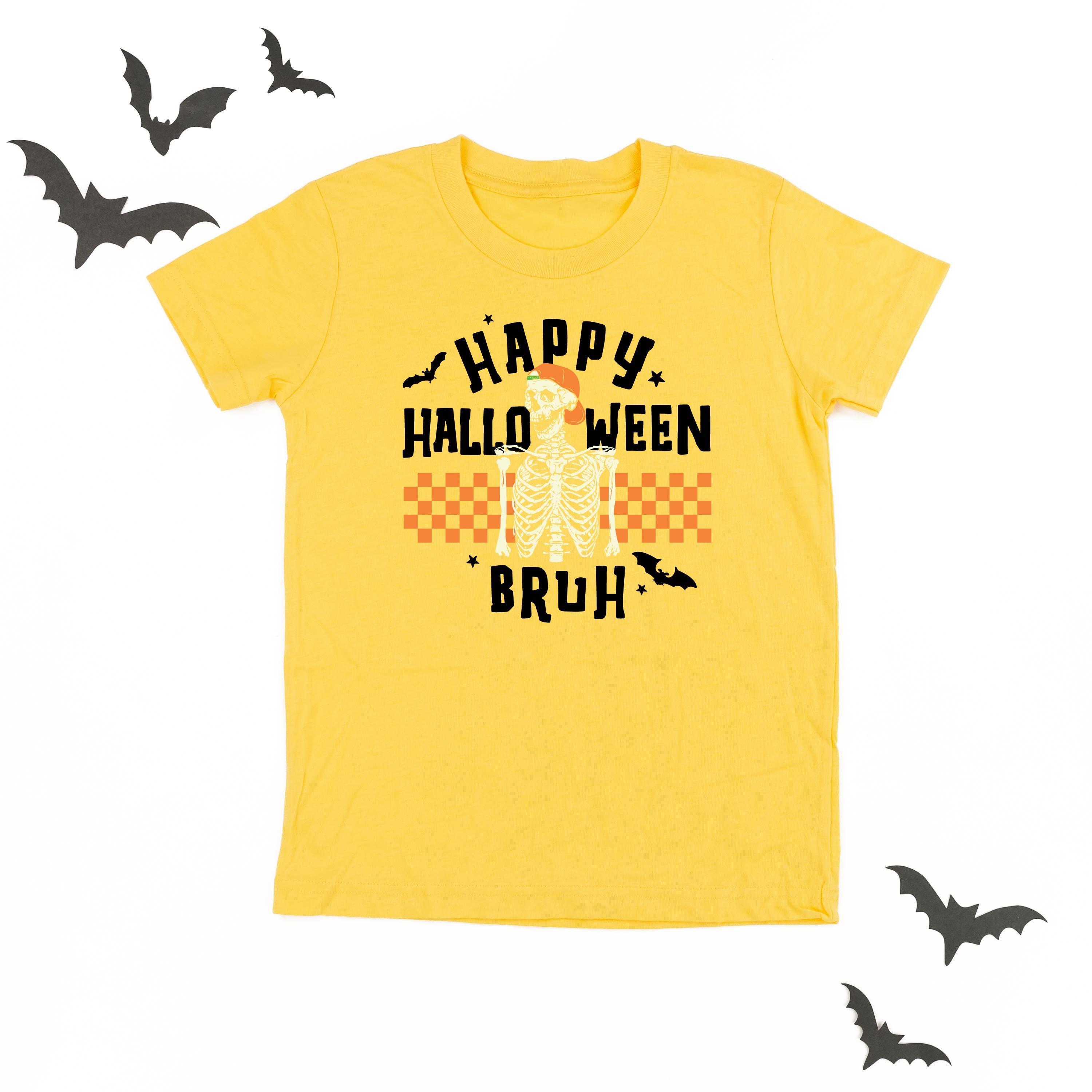 Happy Halloween Bruh - Child Tee Little Mama Shirt Shop