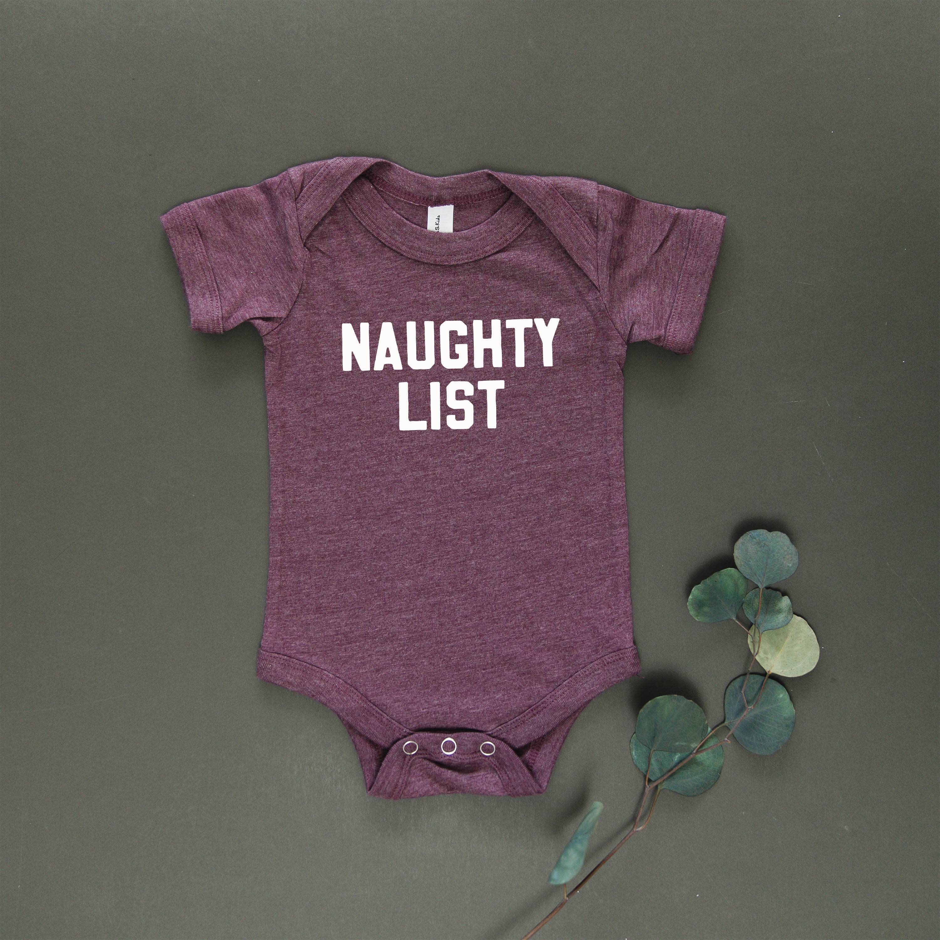 Naughty List - Child Tee Little Mama Shirt Shop