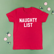 Naughty List - Child Tee Little Mama Shirt Shop