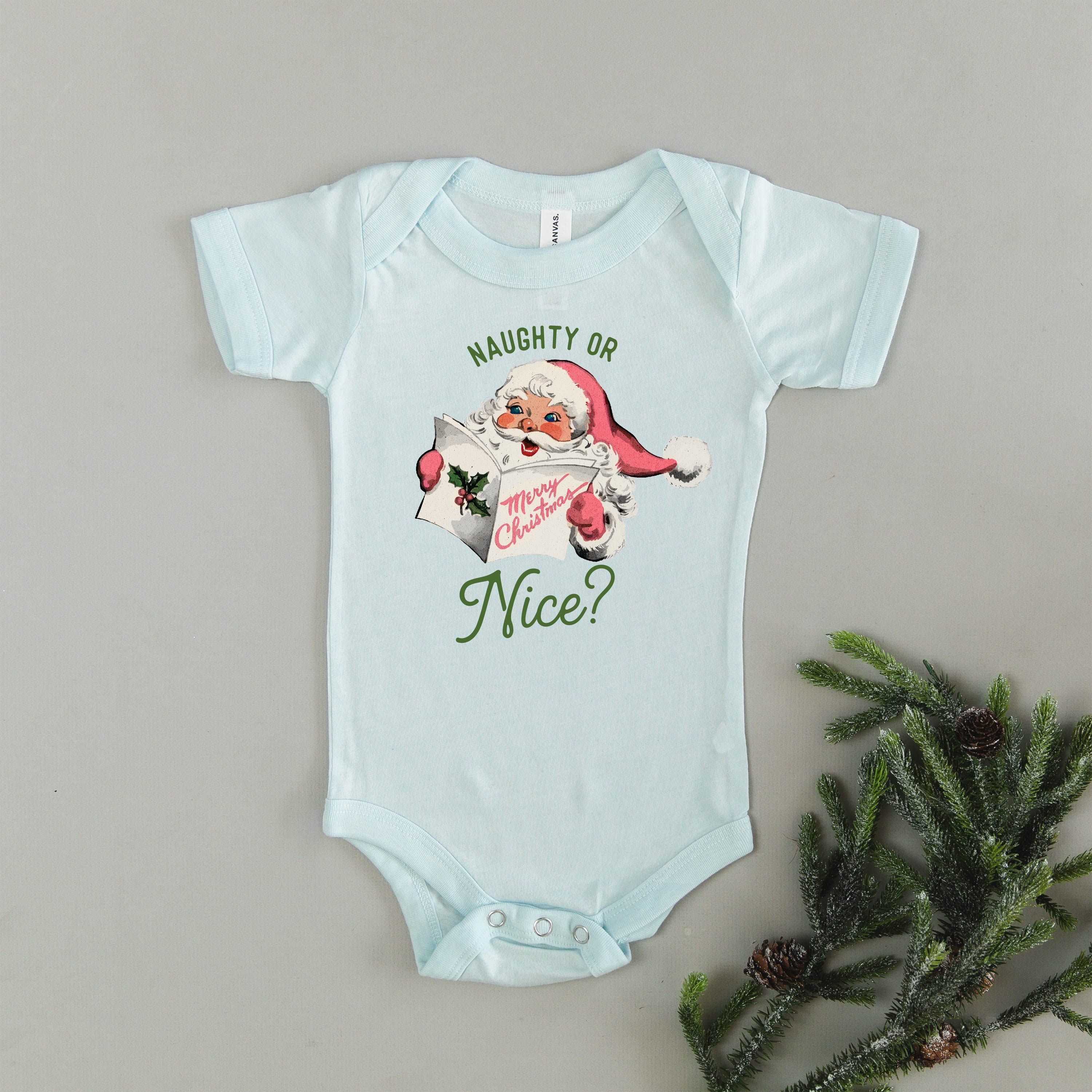 Naughty Or Nice? - Child Tee Little Mama Shirt Shop