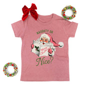 Naughty Or Nice? - Child Tee Little Mama Shirt Shop