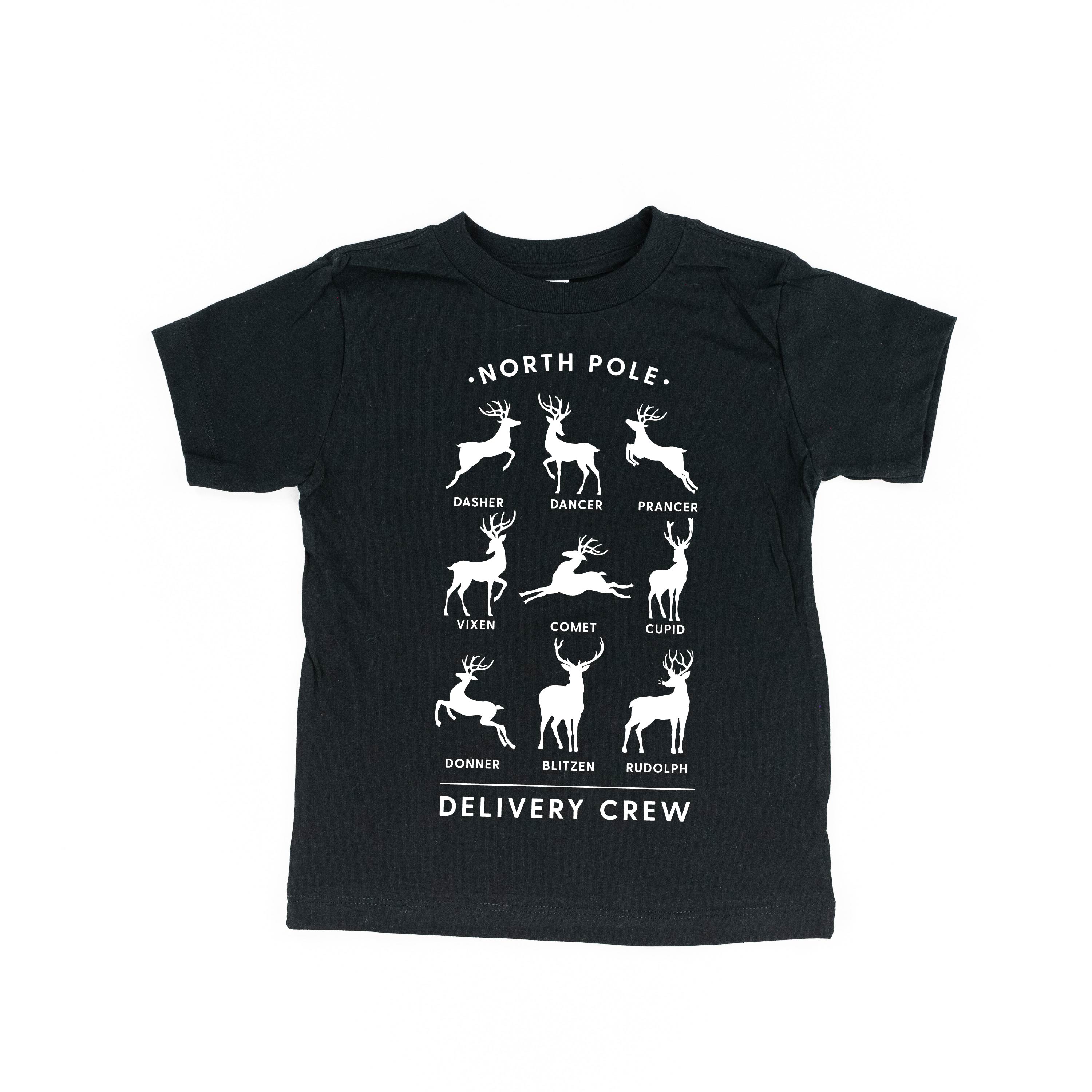 Reindeer - North Pole Delivery Crew - Child Tee Little Mama Shirt Shop