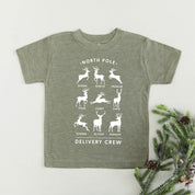 Reindeer - North Pole Delivery Crew - Child Tee Little Mama Shirt Shop