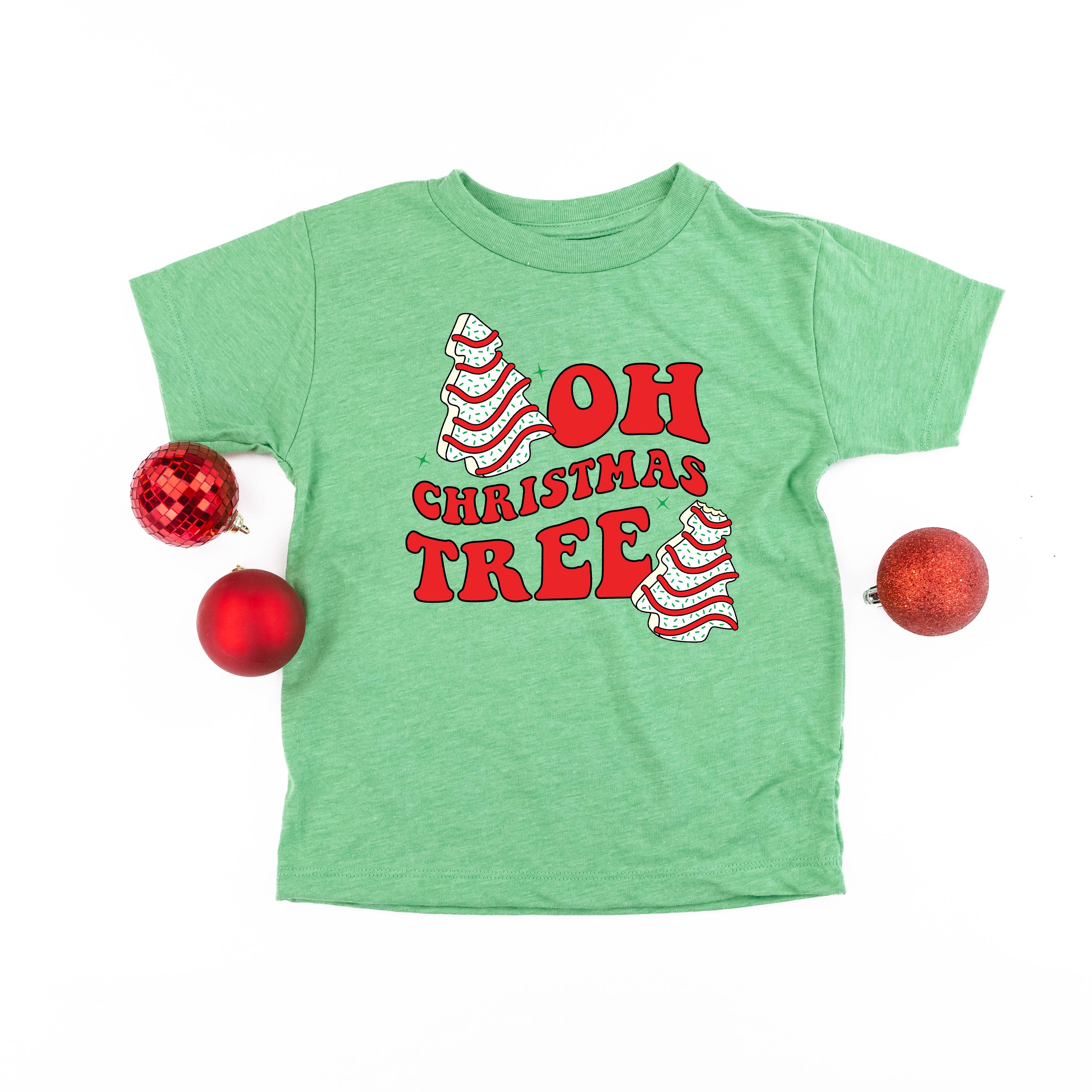 short_sleeve_kids_tees_oh_Christmas_tree_little_mama_shirt_shop