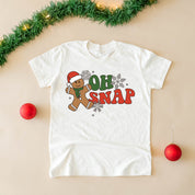 Oh Snap - Gingerbread Man - Child Tee Little Mama Shirt Shop