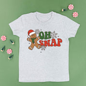 Oh Snap - Gingerbread Man - Child Tee Little Mama Shirt Shop
