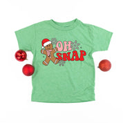 Oh Snap - Gingerbread Man - Child Tee Little Mama Shirt Shop