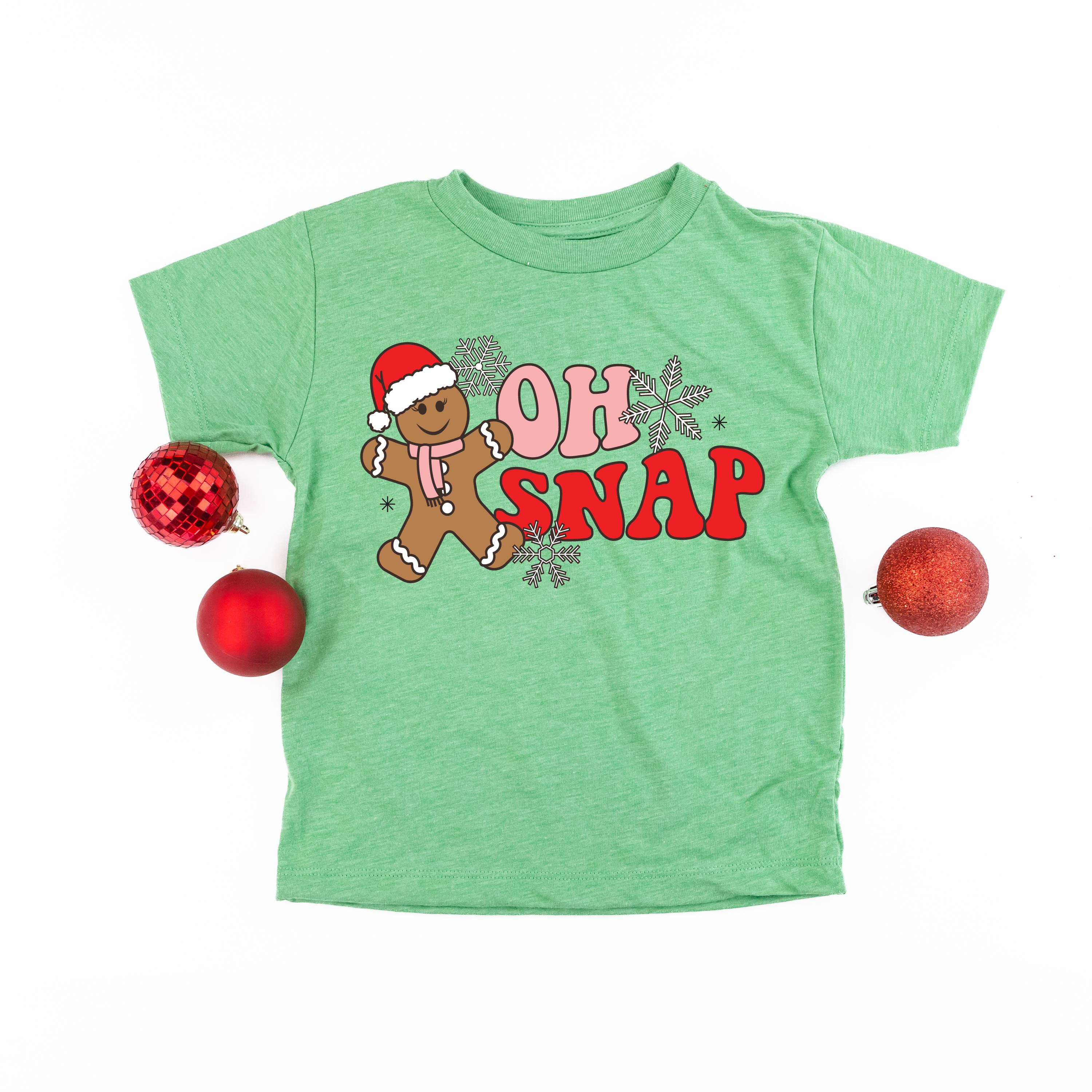 Oh Snap - Gingerbread Man - Child Tee Little Mama Shirt Shop