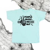 People Creep Me Out - Child Tee Little Mama Shirt Shop