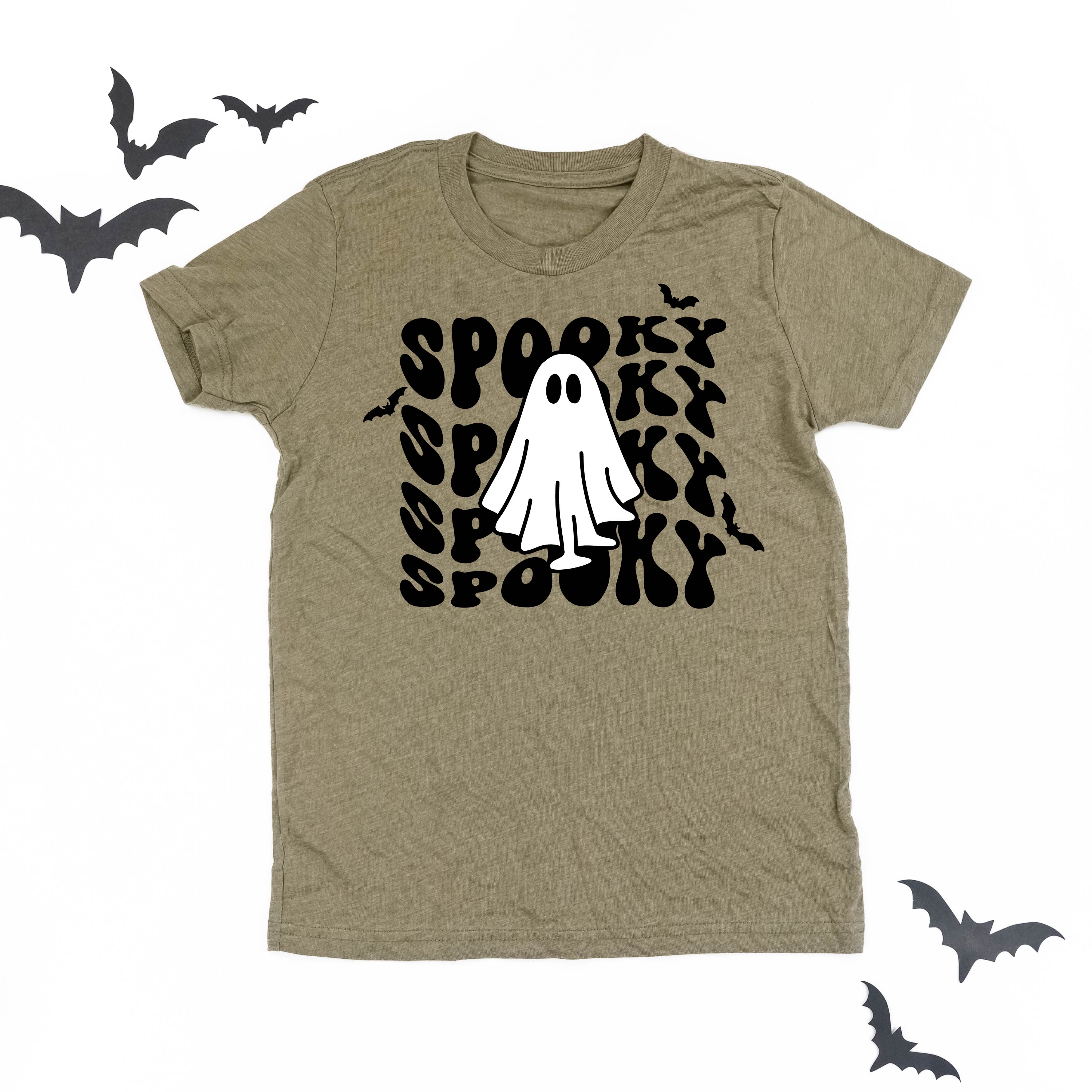 Spooky Ghost - Child Tee Little Mama Shirt Shop